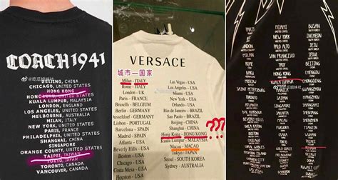 versace one china t shirt|Givenchy, Coach & Versace Apologize For China T .